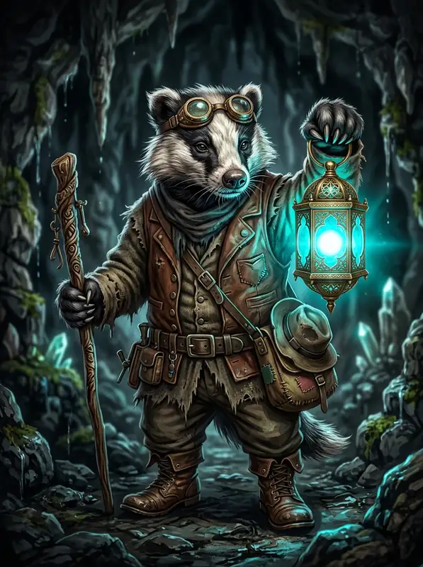 Professor Phineas Fox, an anthropomorphic Victorian fox